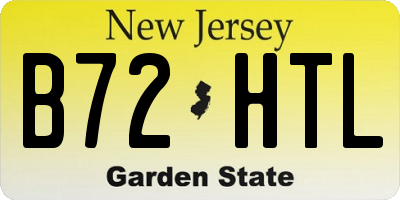 NJ license plate B72HTL
