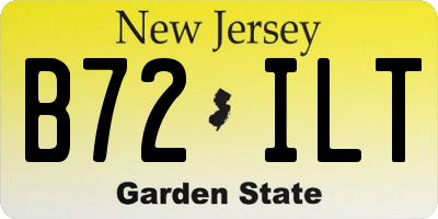 NJ license plate B72ILT