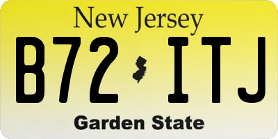NJ license plate B72ITJ