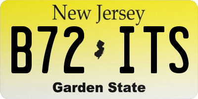 NJ license plate B72ITS