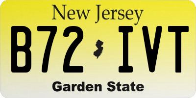 NJ license plate B72IVT