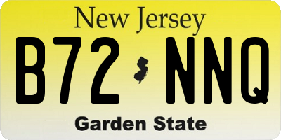 NJ license plate B72NNQ
