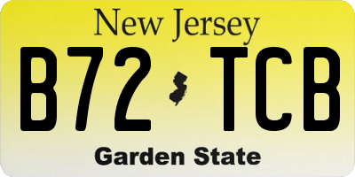 NJ license plate B72TCB
