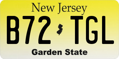 NJ license plate B72TGL