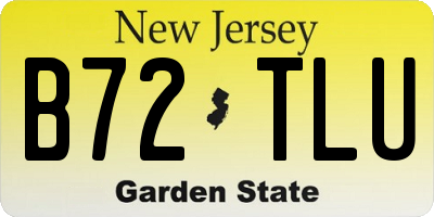 NJ license plate B72TLU