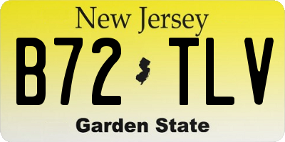 NJ license plate B72TLV