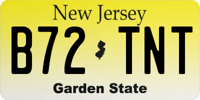 NJ license plate B72TNT