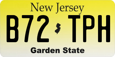 NJ license plate B72TPH