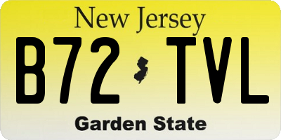 NJ license plate B72TVL