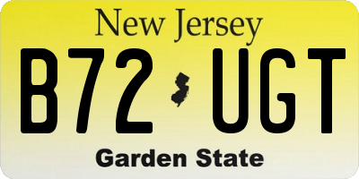 NJ license plate B72UGT