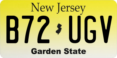 NJ license plate B72UGV