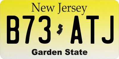 NJ license plate B73ATJ