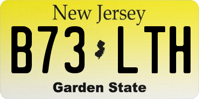 NJ license plate B73LTH