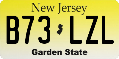NJ license plate B73LZL