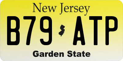 NJ license plate B79ATP