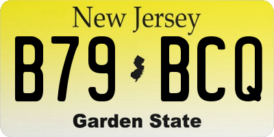 NJ license plate B79BCQ