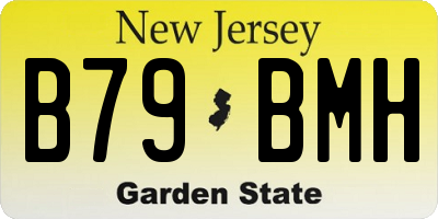 NJ license plate B79BMH