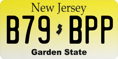NJ license plate B79BPP