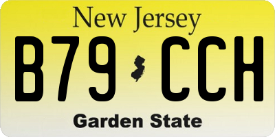 NJ license plate B79CCH