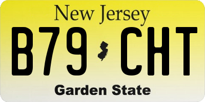 NJ license plate B79CHT