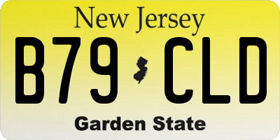 NJ license plate B79CLD