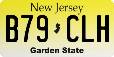 NJ license plate B79CLH