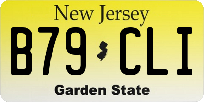 NJ license plate B79CLI