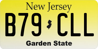 NJ license plate B79CLL