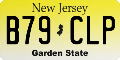 NJ license plate B79CLP