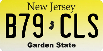 NJ license plate B79CLS