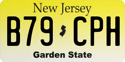 NJ license plate B79CPH