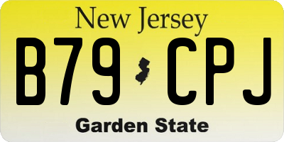 NJ license plate B79CPJ