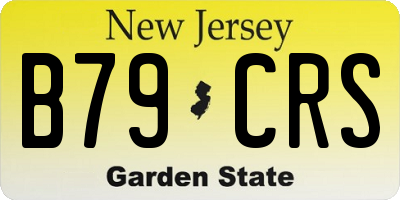 NJ license plate B79CRS