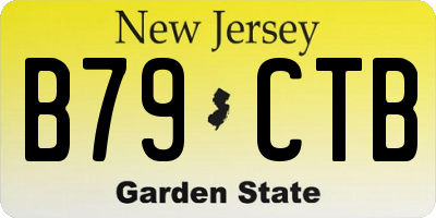 NJ license plate B79CTB