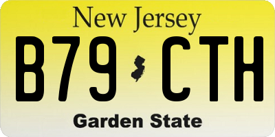 NJ license plate B79CTH