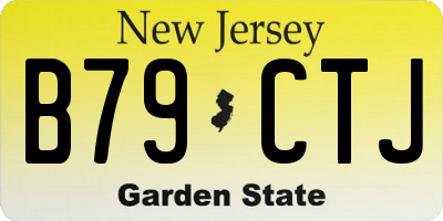 NJ license plate B79CTJ
