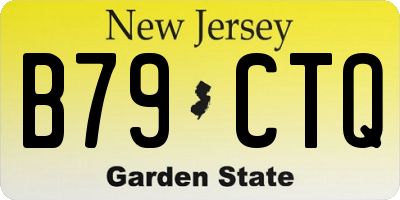 NJ license plate B79CTQ