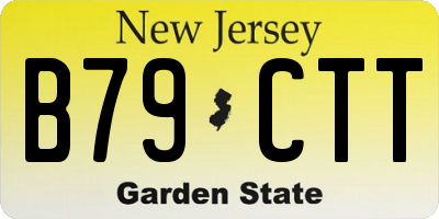 NJ license plate B79CTT