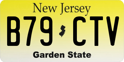 NJ license plate B79CTV