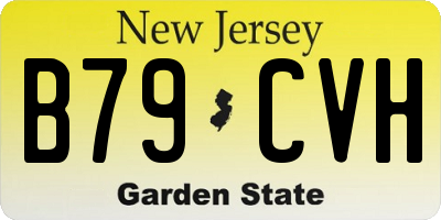 NJ license plate B79CVH