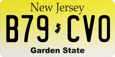 NJ license plate B79CVO
