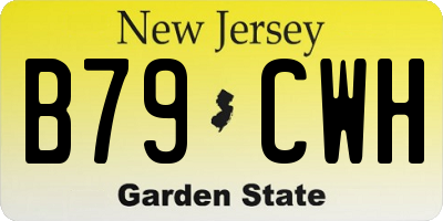 NJ license plate B79CWH