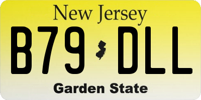 NJ license plate B79DLL