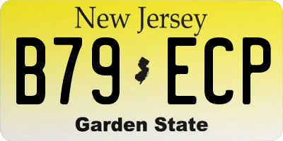 NJ license plate B79ECP