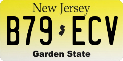 NJ license plate B79ECV