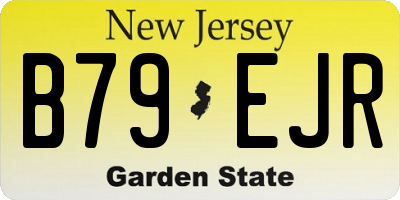 NJ license plate B79EJR