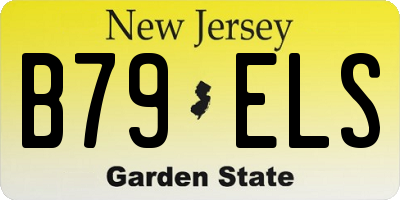 NJ license plate B79ELS