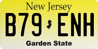 NJ license plate B79ENH