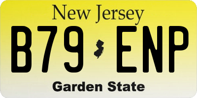 NJ license plate B79ENP
