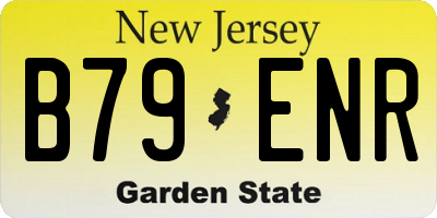 NJ license plate B79ENR